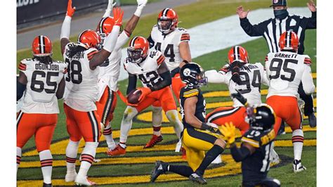 Sep 13, 2023 · The Cleveland Browns (1-0) are in for another AFC North matchup after a statement win in Week 1.. Deshaun Watson and Co. take on the Pittsburgh Steelers (0-1) in the final game of Week 2 on Monday ... 